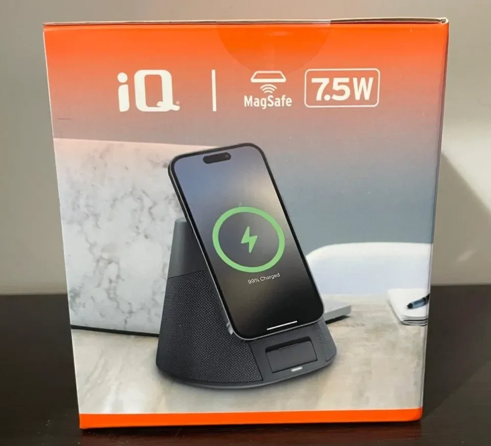 iQ Wave Bluetooth Home Speaker And Wireless Charge, New - photo 2
