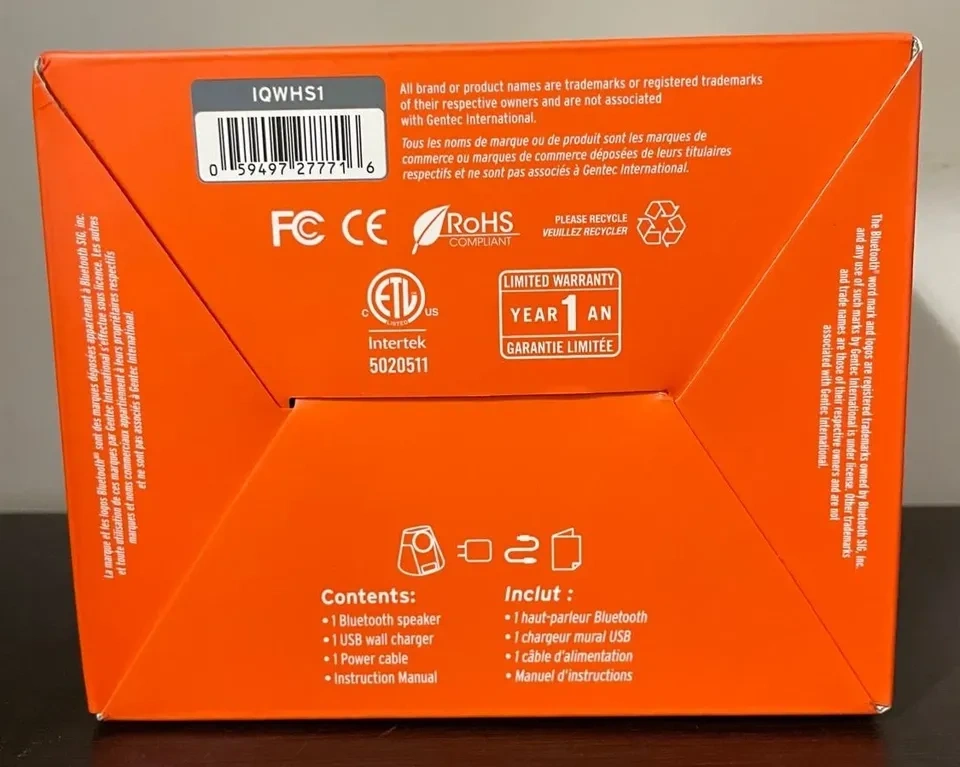 iQ Wave Bluetooth Home Speaker And Wireless Charge, New - photo 5