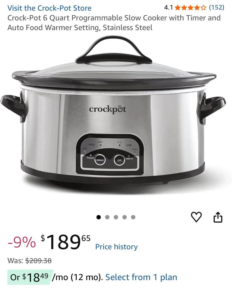 MOVING SALE – Brand New Crock-Pot - photo 3