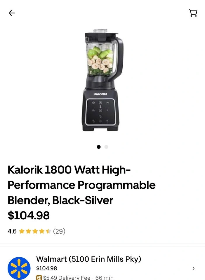MOVING SALE – Kalorik 1800W Blender - photo 2
