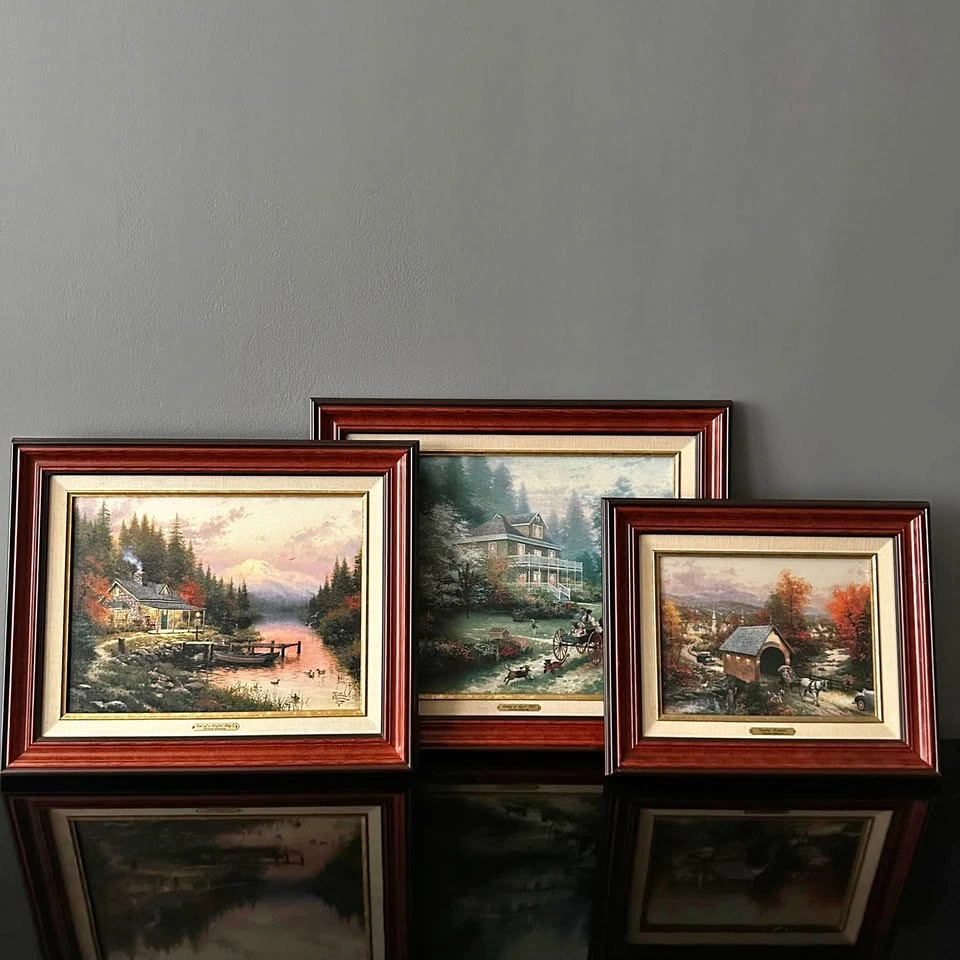 3 Thomas Kinkade Limited Edition Classics Collection Prints