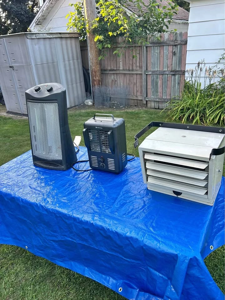 Garage heater/ portable heater lot