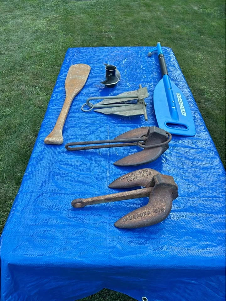 Boat anchor lot