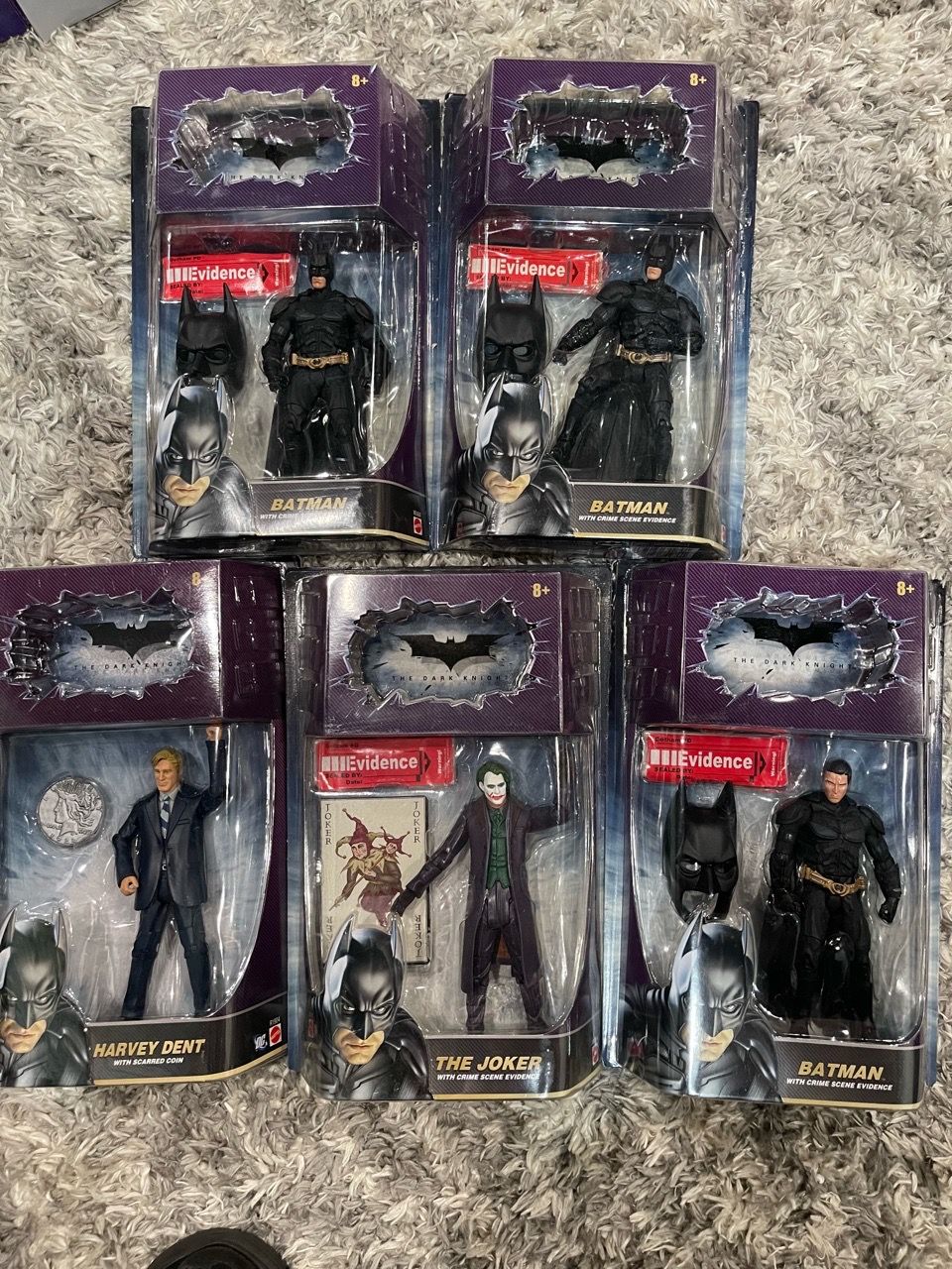 The Dark Knight Movie Masters — 5-Figure Batman Collector Lot