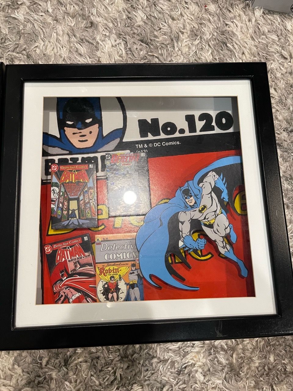 Batman & Spider-Man Comic Cover Shadow Box Wall Art - 2-Piece - photo 2