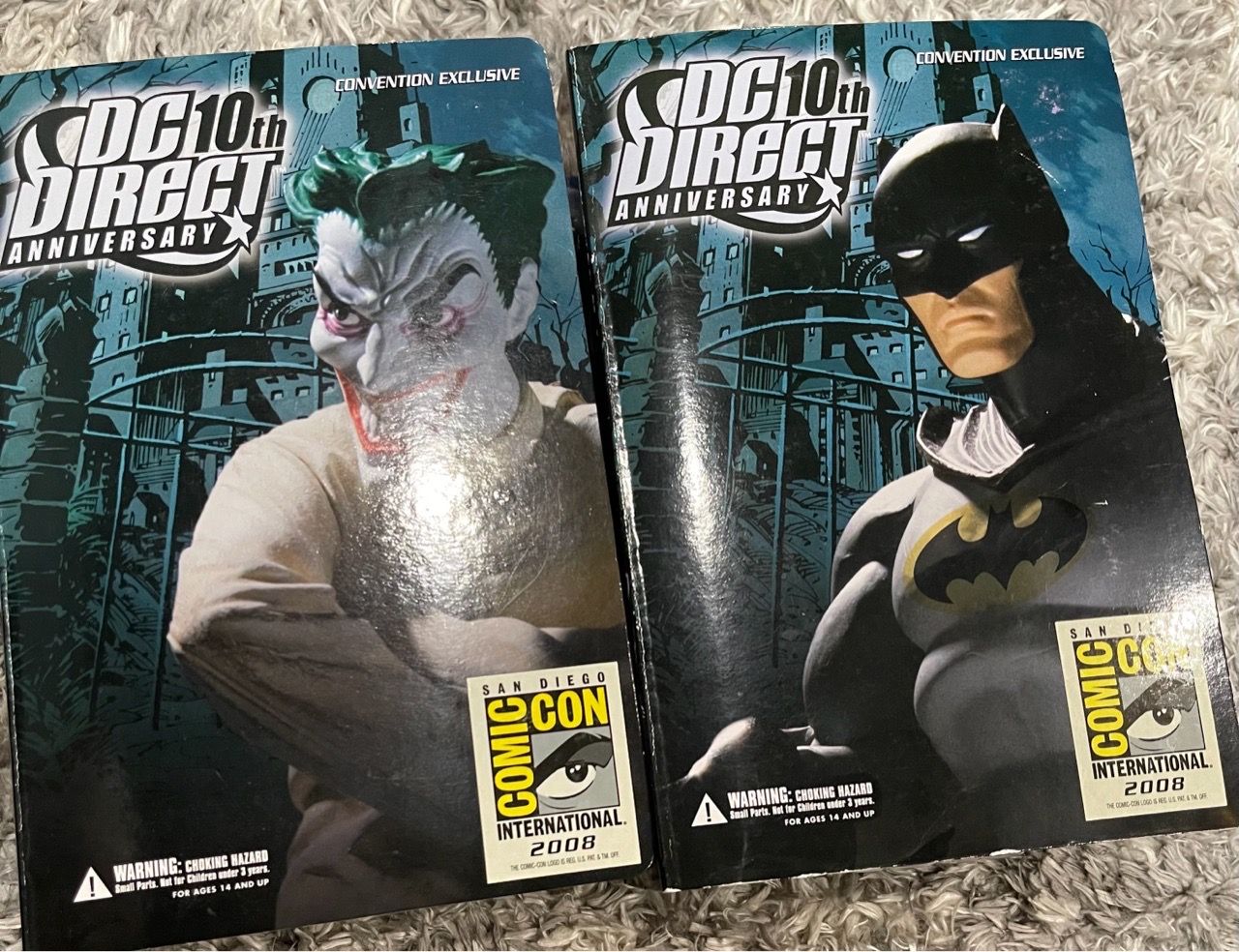 DC Direct 10th Anniversary Batman & Joker — 2008 Convention Excl