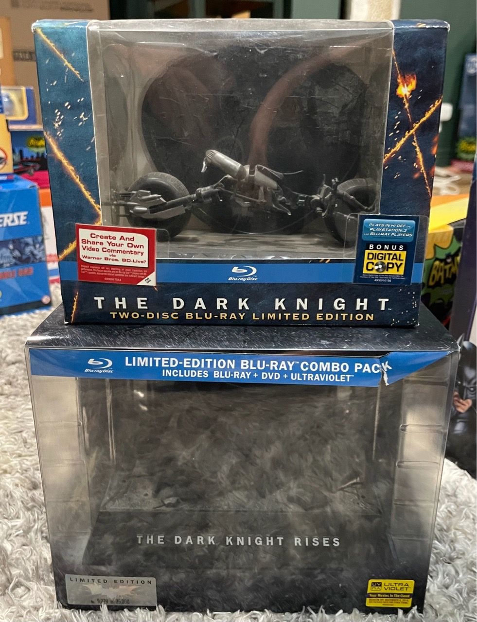 The Dark Knight & The Dark Knight Rises Limited Blu-ray Lot