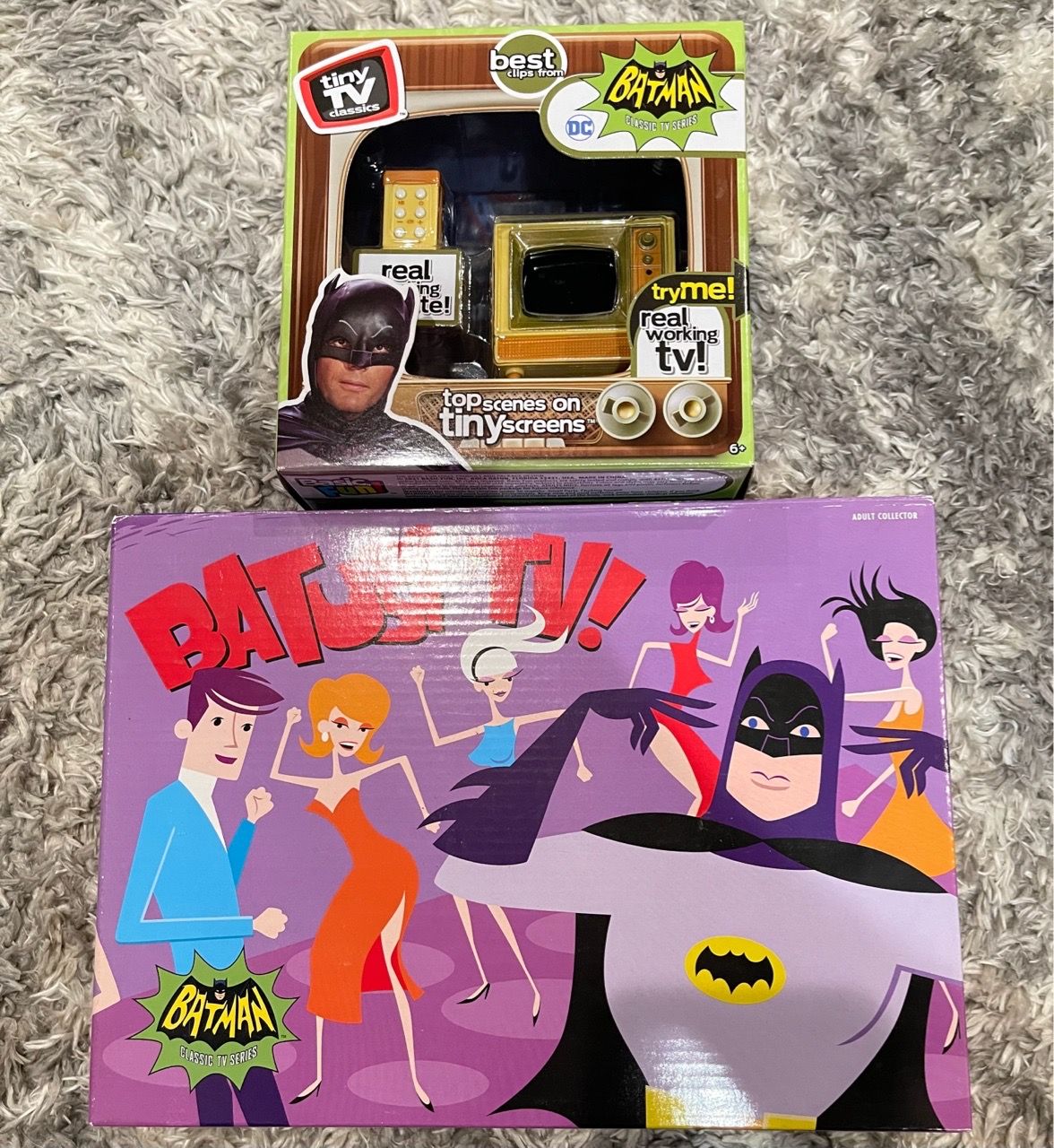 Batman Classic TV Series — Tiny TV & 2C TV — 2-Piece Lot
