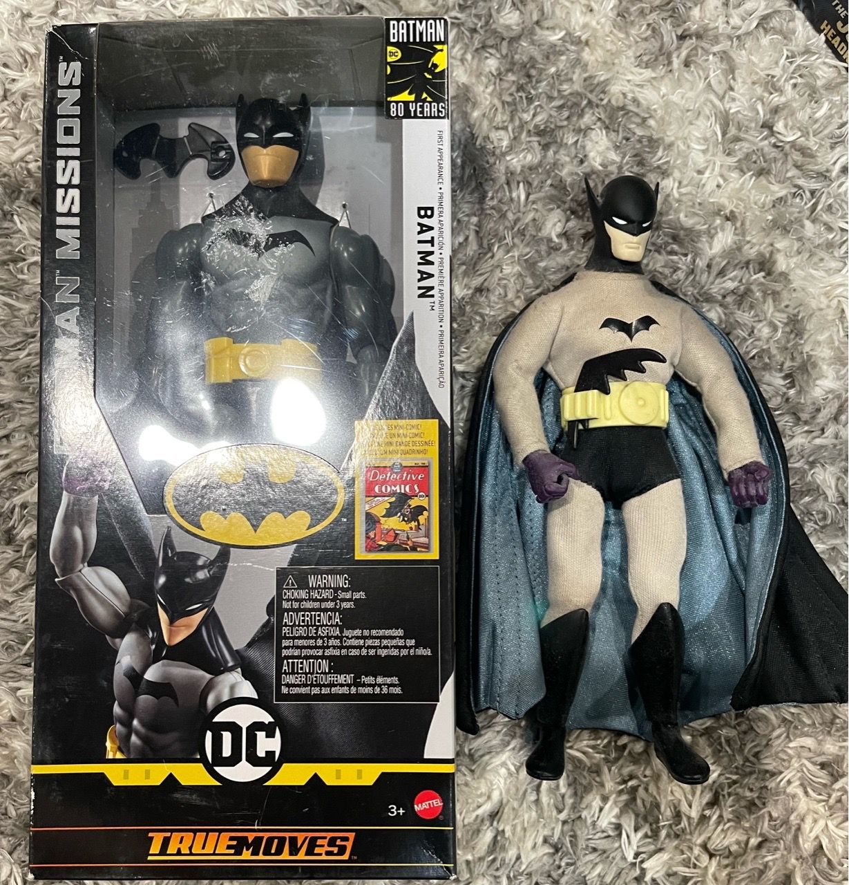 Batman 1939 First Appearance Figure Lot (Masterpiece + Mattel)