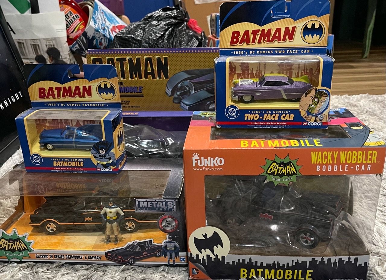 Batman Vehicle Collector Lot — 6 Pieces