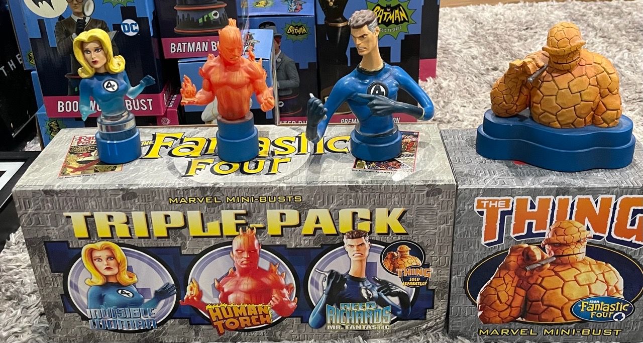 Bowen Designs Marvel Fantastic Four Mini-Bust Set