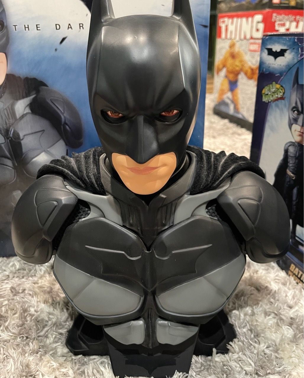 DC Direct The Dark Knight Batman 1:2 Scale Bust - photo 2