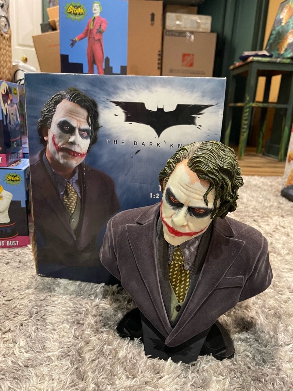 DC Direct The Dark Knight The Joker 1:2 Scale Bust