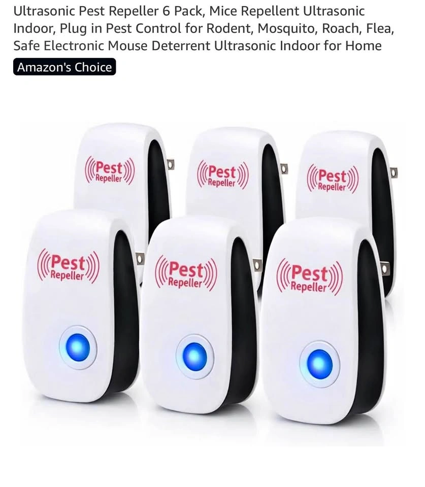 Ultrasonic Pest Repeller 6pcs
