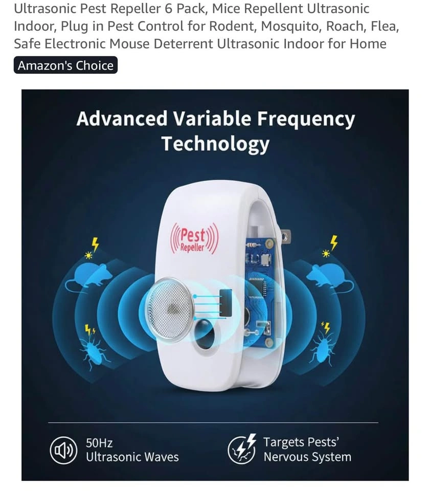 Ultrasonic Pest Repeller 6pcs - photo 5