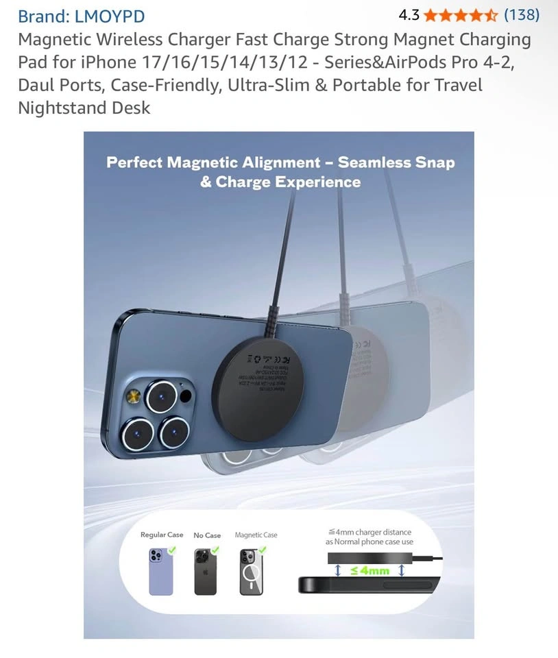 Wireless Magnetic Charger - photo 5