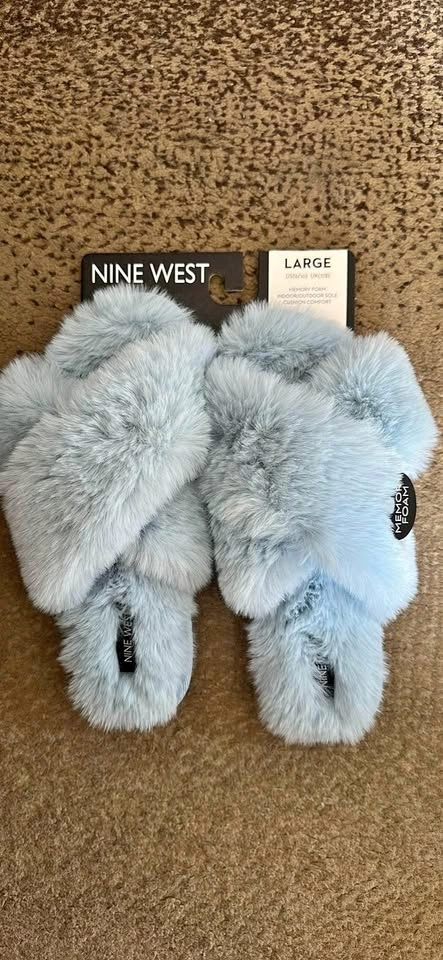 Nine West Faux Fur Slippers