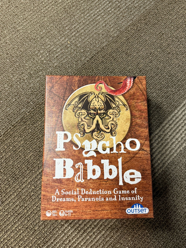 Psycho Babble board game (NEW)