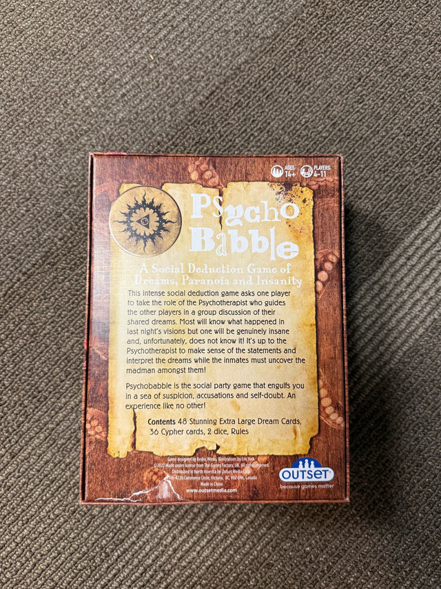 Psycho Babble board game (NEW) - photo 2