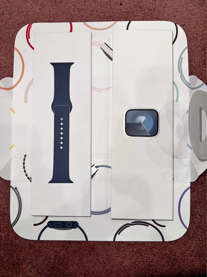 Brand New Apple Watch S9 45mm Silver Storm Blue