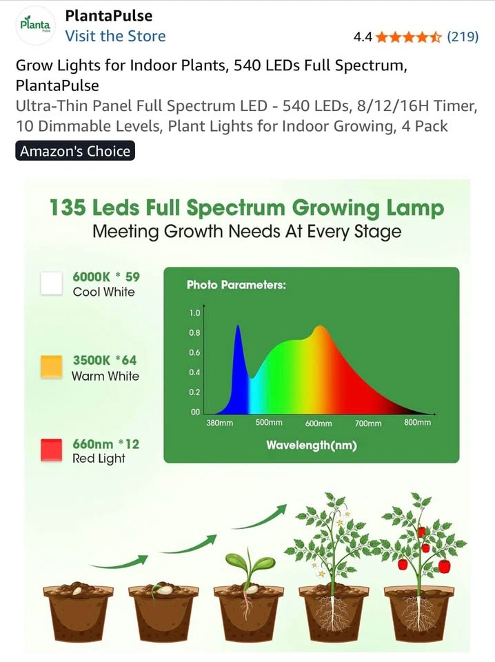 LED Grow Light for Plants - photo 3