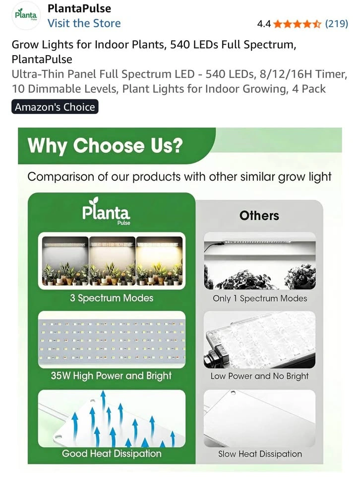 LED Grow Light for Plants - photo 5