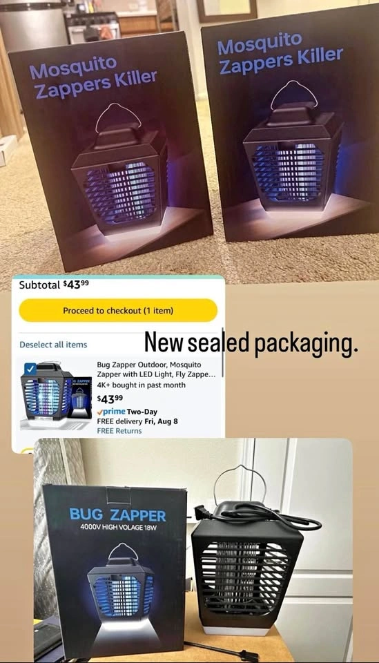 Bug Zapper/light, Mosquito Zapper with LED Light