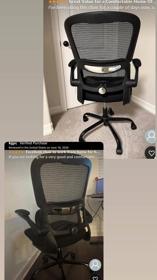Ergonomic Mesh Office Chair with Lumbar Support - photo 3