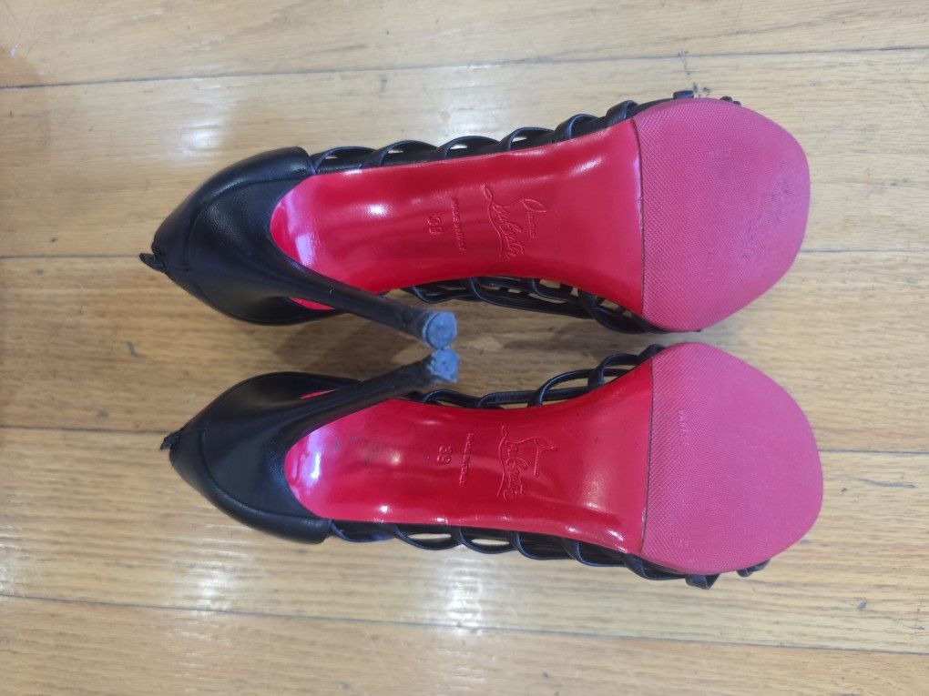 Christian Louboutin Milla Noir 110mm Size 39 - photo 2