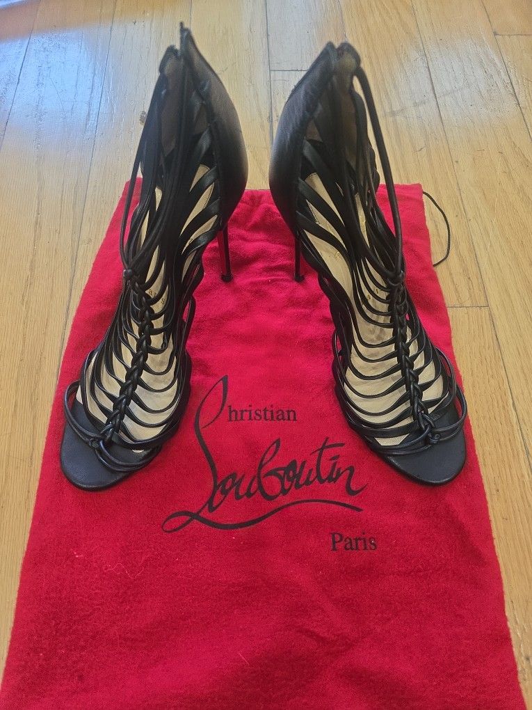 Christian Louboutin Milla Noir 110mm Size 39 - photo 3