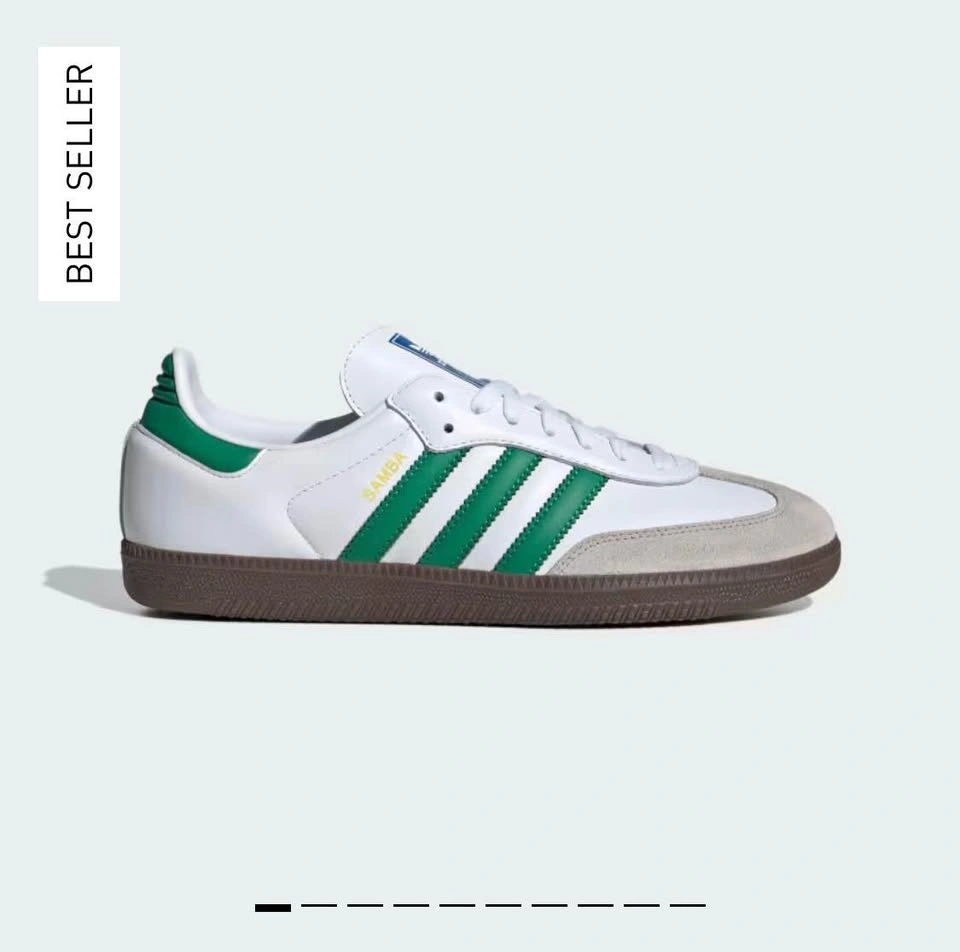 New Adidas Samba OG “White and Green” - photo 4