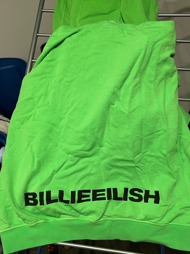 Real Billie Eilish Hoodie size large - photo 2