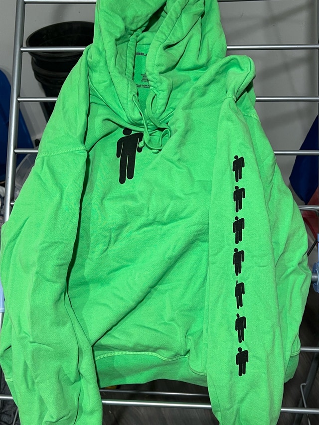 Real Billie Eilish Hoodie size large - photo 3