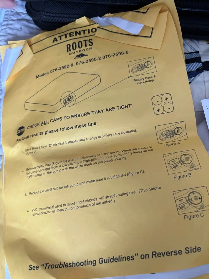 Roots Outdoors Queen Blow Up Mattress - photo 3