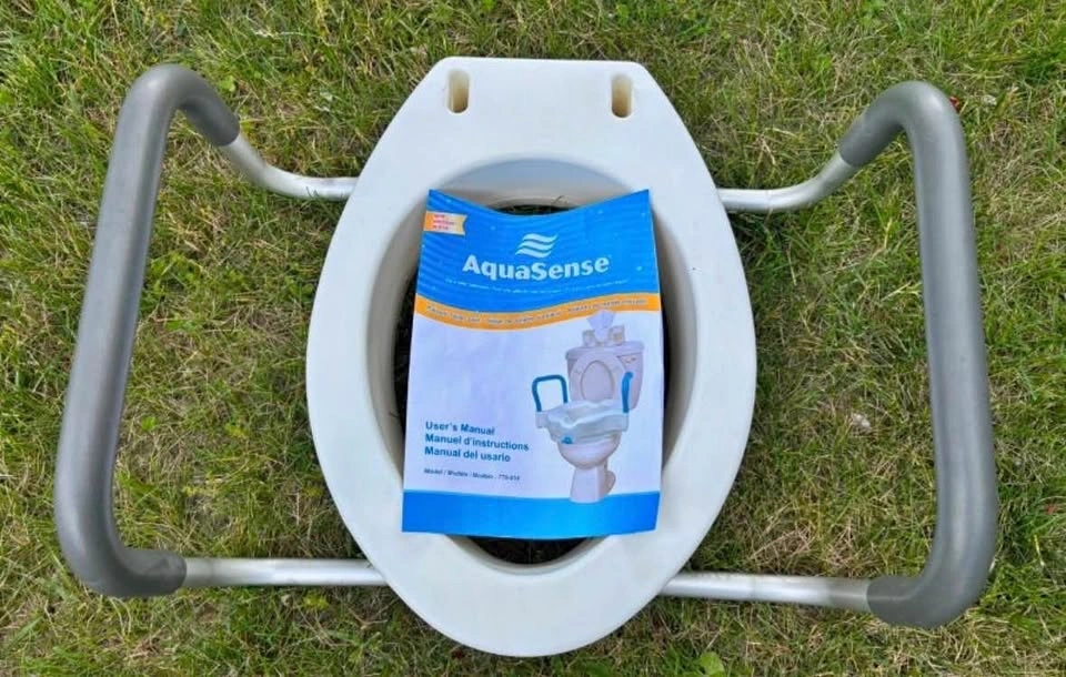 AquaSense Raised Toilet Seat