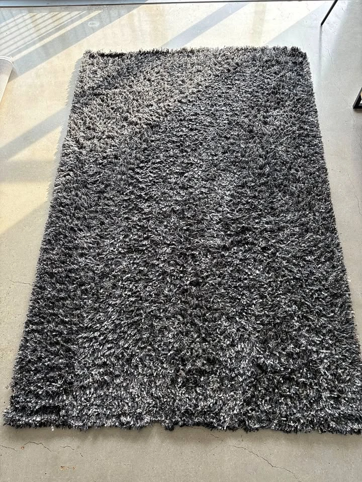 Dark Grey Shag Rug 5’ x 8’ - HomeSense