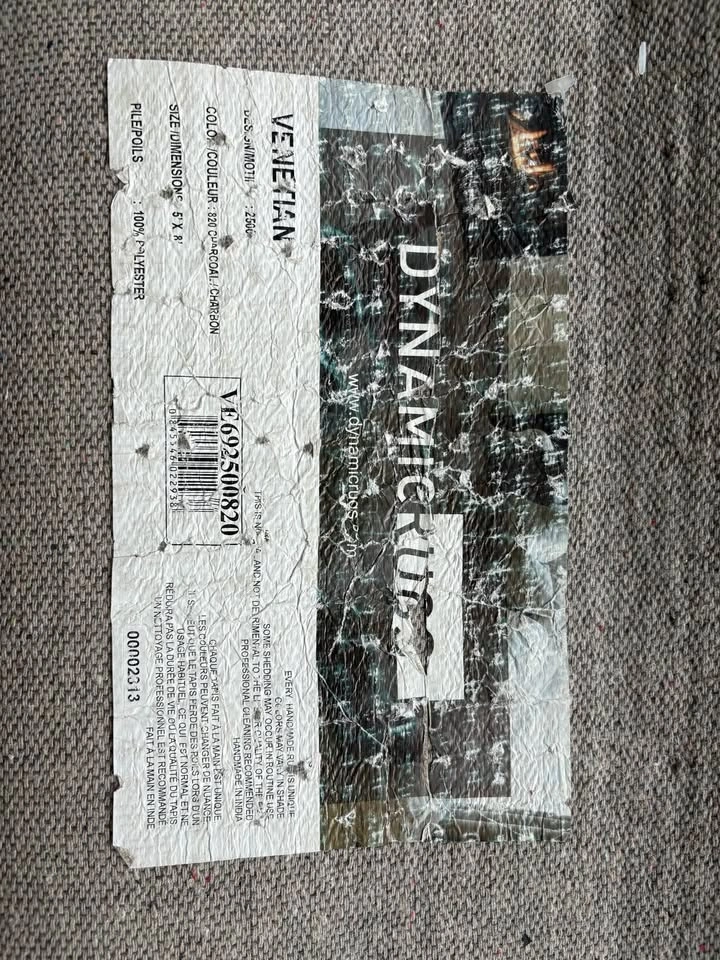 Dark Grey Shag Rug 5’ x 8’ - HomeSense - photo 2