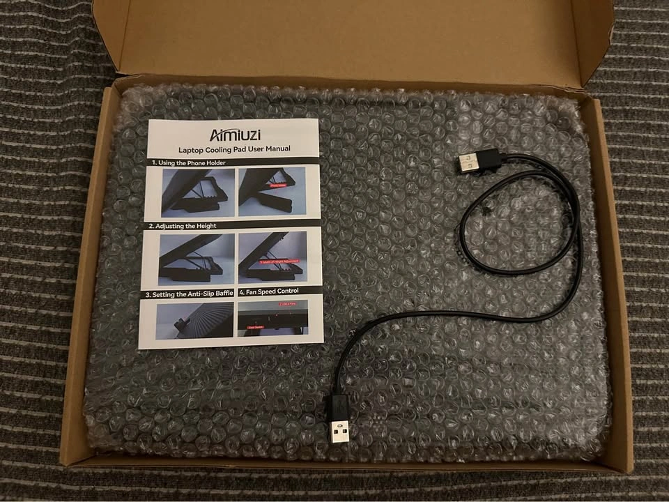 Aimiuzi Laptop Cooling Pad Like-New (In Box) - photo 3