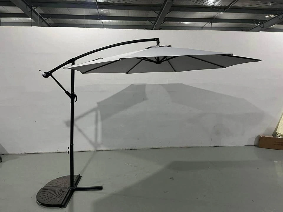 10 ft Offset Patio Umbrella - Barely Used! - photo 2