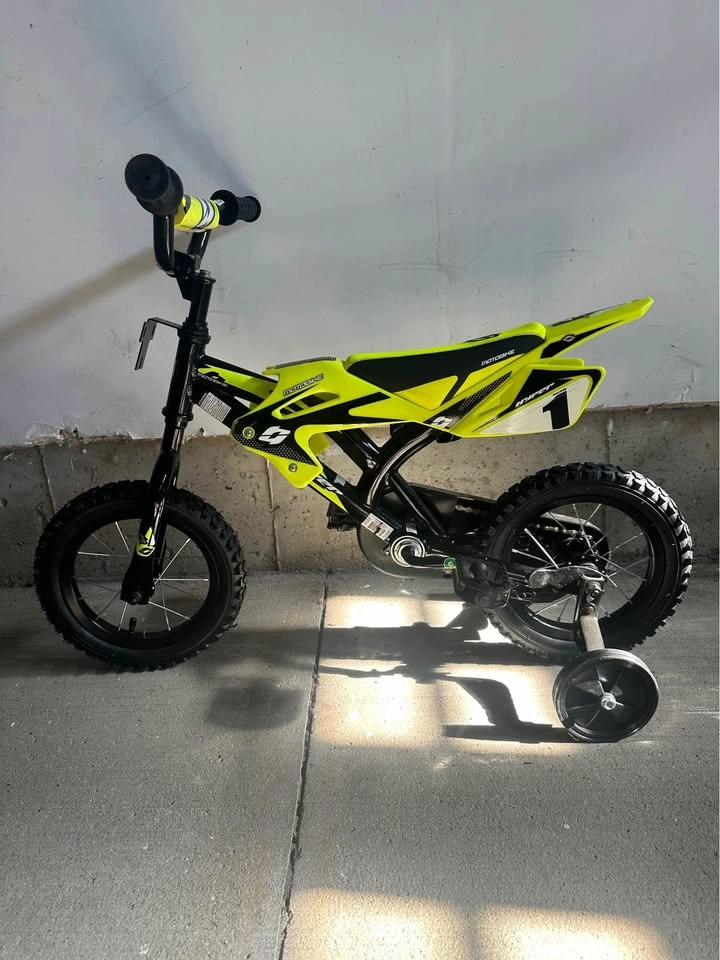 Hyper Bicycles 12" Motobike for Kids - Yellow - photo 2