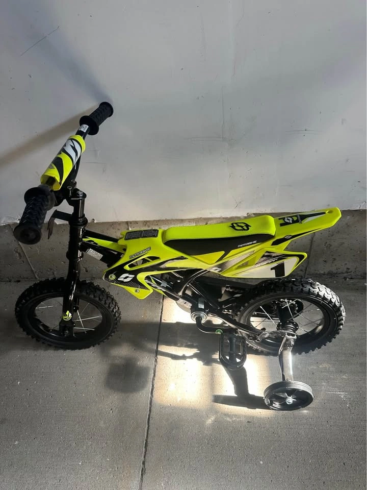 Hyper Bicycles 12" Motobike for Kids - Yellow - photo 3