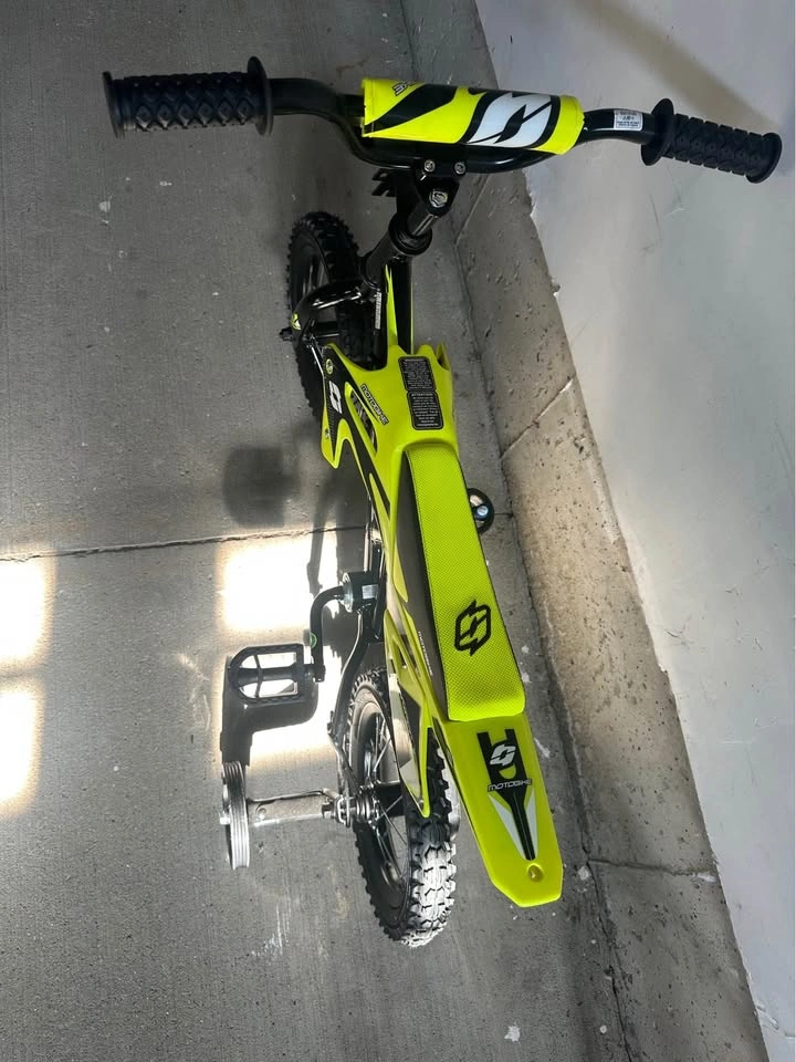 Hyper Bicycles 12" Motobike for Kids - Yellow - photo 4