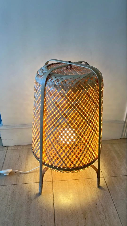 Ikea bamboo lamp
