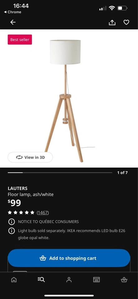 Lamp IKEA Lauters - photo 2