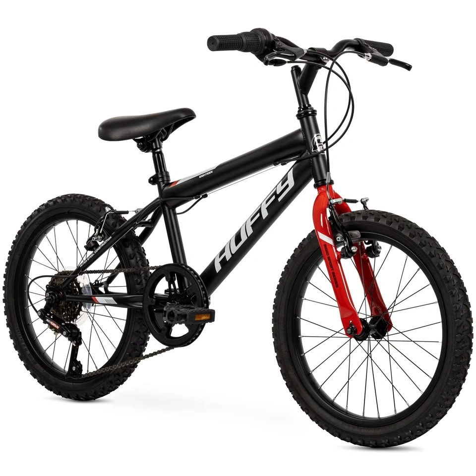 Huffy Algonquin 18" Boys 6-Speed Mountain Bike - Black