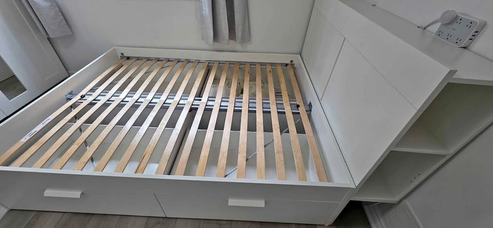 Brimnes ikea queen bed