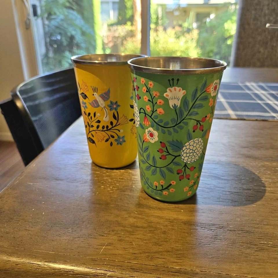 Beautiful steel tumbler