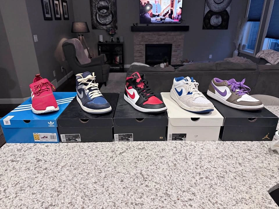 Jordan 1, NMD, Stadium 90, Lebron Witness VII