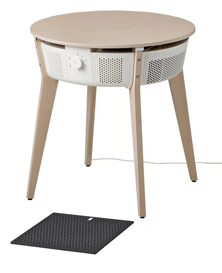 IKEA STARKVIND side table with Air Purifier + Gas Filter
