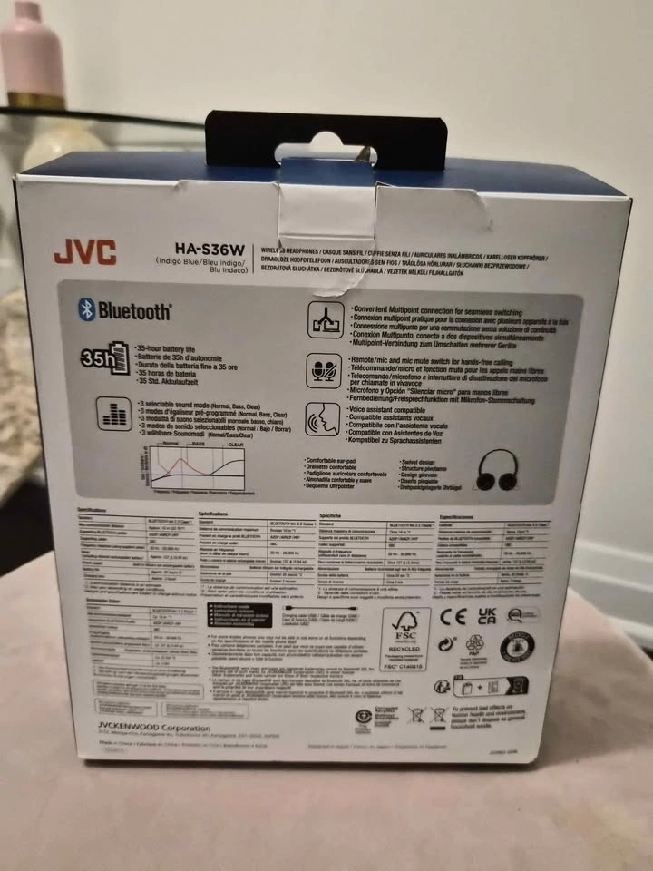 JVC HA-S36W Wireless Headphones - photo 2